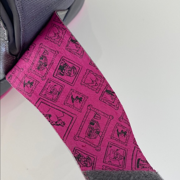 NEW Livie & Luca Fox Silver/Pink Rainbow Fleece Leather Boots girls toddler 8 - Picture 9 of 14